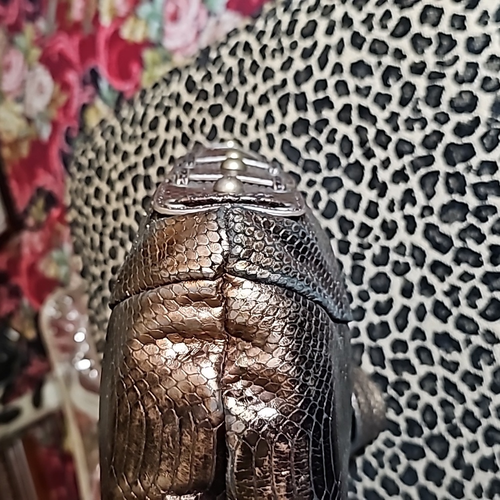 Donald Pliner copper colored leather bag - Picture 11 of 13